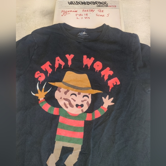 Freddy Kruger "stay woke" Tee size small - Picture 2 of 2